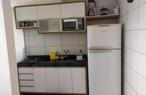 Apartamento mobiliado, dois dormitórios, praia Ponta de Campina - Foto 3