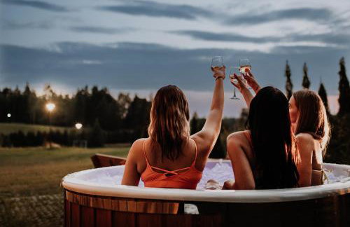 Przystanek Kistówko komfortowe domki z jacuzzi, staw wędkarski, kominek, las, przestrzeń - Foto 8