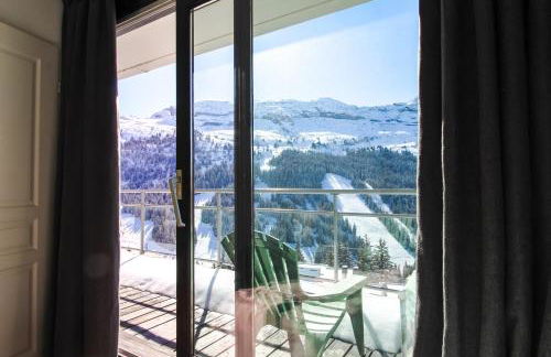 Penthouse 3-bedroom apartment, mountain views, large terrasse, piste access - Photo 48