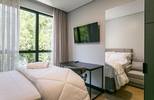 Village Lofts a 5 minutos da Vila Germânica com piscina aquecida no terraço - Foto 23