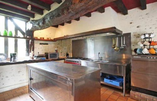 Gîte de chasse charmant avec animaux, cheminée, et jardin dans le Perche - FR-1-497-166 - Foto 7