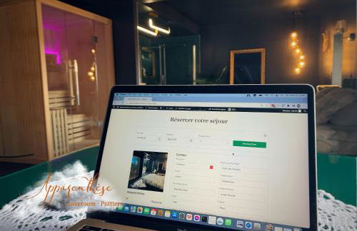 Apparenthèse Love Room Jacuzzi Sauna - Foto 7