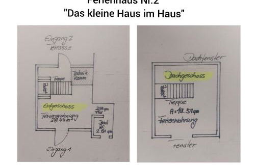 Ferienhaus Nr 2 - Das kleine Haus im Haus - Foto 9