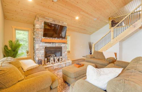 Boat Dock, BBQ and Fireside Fun Clam Lake Cabin - Foto 6