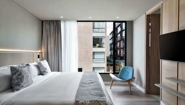 w Lovely 1BR w/ Brilliant Deco in Unicentro - Foto 2, Habitación