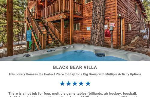 Black Bear Villa - large 4 BR 4 BA hot tub game room - Foto 32