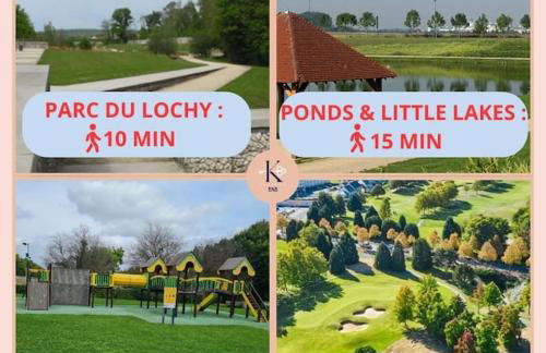 Agapé by Kleidos -Disney à 10min, T2 , 4P, Parking gratuit et terrasse - Foto 27