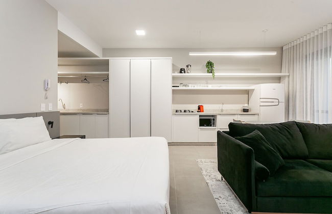 Studios Tower by Viva - Prédio com piscina e estacionamento no centro de Floripa - Foto 42