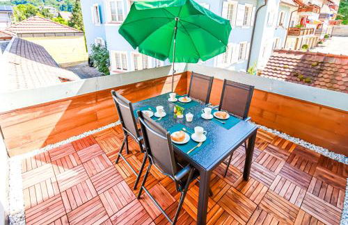 Löwe Apartment Grün Küssaberg am Rhein - Foto 2