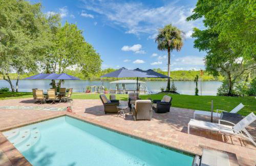 Pool & Hot Tub Access: Riverfront Florida Studio - Photo 1