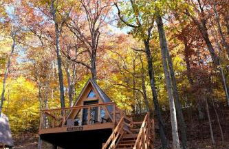 Two Person A-frame near Tappan Lake, Ideal to Reconnect with Nature in Ohio - Foto 5
