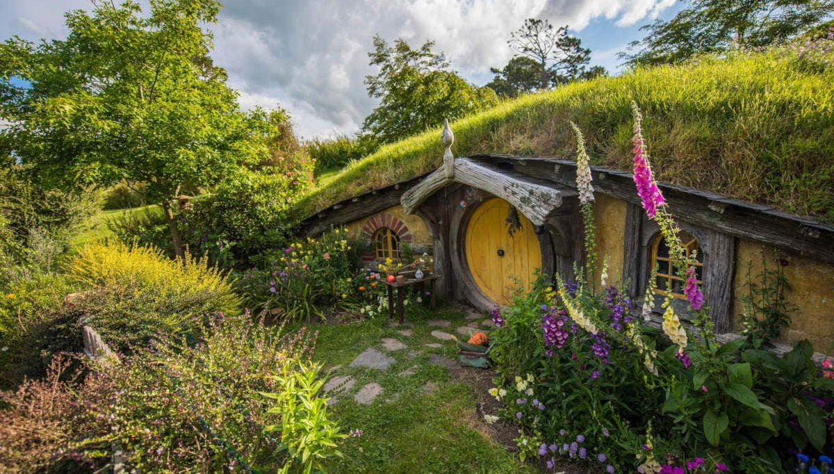Uma das casas hobbit