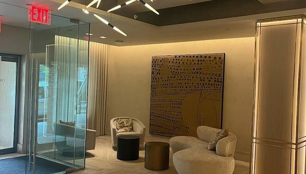 Zona de estar del vestíbulo