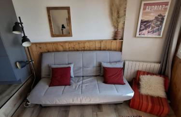 Studio au coeur d'Avoriaz - 4 pers - vue splendide - Foto 7