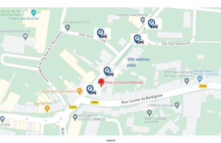 Chez Clément et Mathilde - Rdc Hyper centre tout équipé - avec extérieur - Foto 12