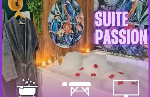 Suite Passion - Jacuzzi privé - Table massage - Foto 2