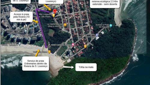 Jd. S. Lourenço - Riviera - Novo, 3 dorm, AC, 300m do mar, serviço de praia - Foto 4