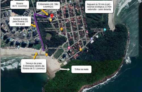 Jd. S. Lourenço - Riviera - Novo, 3 dorm, AC, 300m do mar, serviço de praia - Foto 4