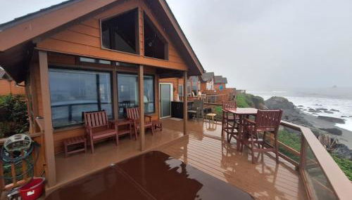 Luxurious Oceanfront Cabin 7 Getaway W Hot Tub - Foto 2