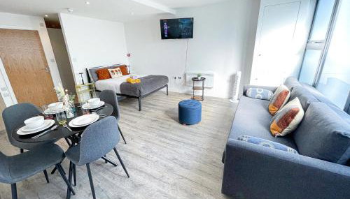 Fully-Furnished Studio Apt in Islington with Wi-Fi near Angel, Kings Cross & Upper Street by NourNest Apartments - Foto 2, storage, wardrobe, heating