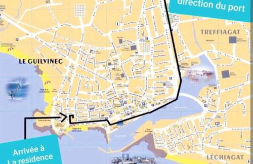 LocaLise au Guilvinec - A22 - Belle vue sur la mer, la piscine et le jardin - Tout à pied, plages, port, centre, commerces, marché - Wifi inclus - Animaux bienvenus - Linge de lit inclus - Foto 25