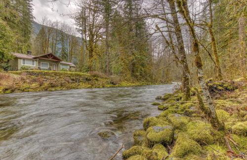 Thompson Cabin - Charming Salmon Riverfront A-Frame Oasis w/ fireplace - Foto 64