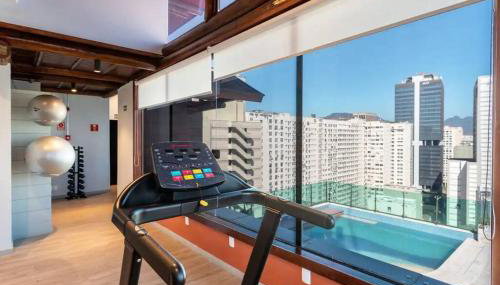 Apartamento completo e moderno com ar condicionado e piscina no centro do RIO - Foto 5