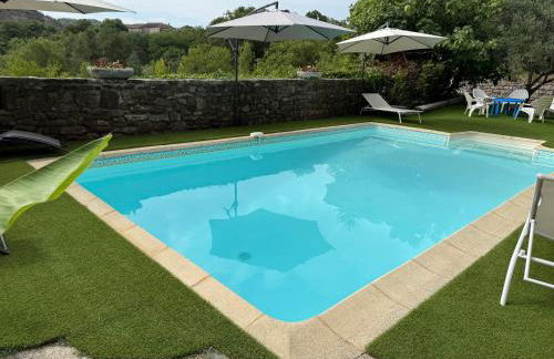 Maison de vacances avec piscine privée, Ardèche, Le Mas de Jallet, proche les Vans, Les Assions - Foto 36