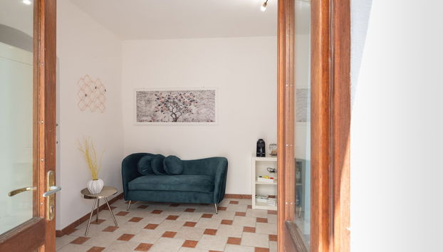 Zona de estar del vestíbulo