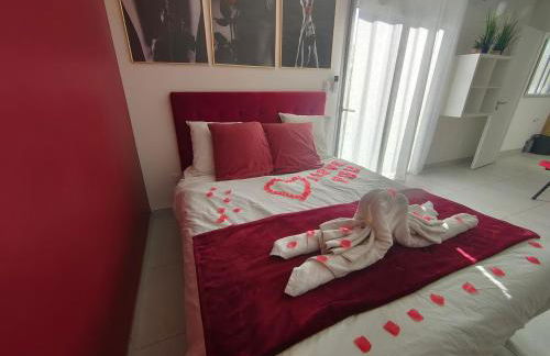 Un amour passionnel,love room,15 min du zoo,balnéo XL privatisée et disponible toute l'année ,piscine couverte et chauffée d'avril à fin septembre à partager avec d'autres logements et elle est privatisée de 20h à 22h - Foto 34