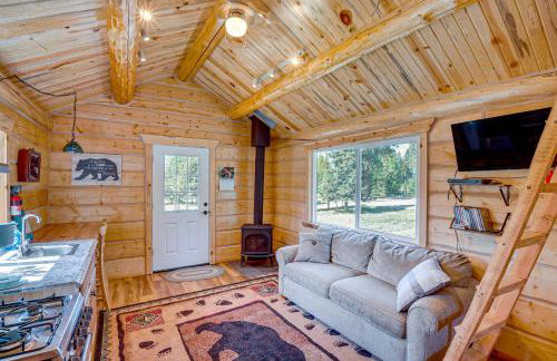 Mtn Views and Fireplace Cozy Trout Creek Tiny Home - Foto 2