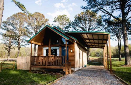 Rustic Chic Alabama Cabin w Loft Fire Pit Pet Friendly Fenced Yard Lake Guntersville - Lucky Lodge - Foto 3