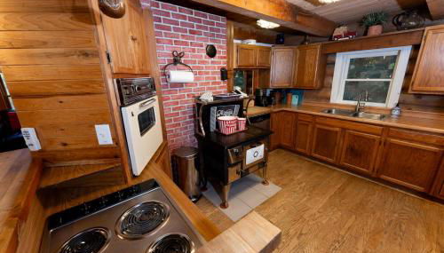 Private Forest Lodge Near Silverwood Theme Park - Sleeps 10 - Foto 5, stove, dishwasher