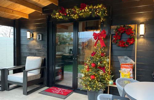 Caban Y Tan Dderwen with private Wood Fired Hot Tub - Foto 45