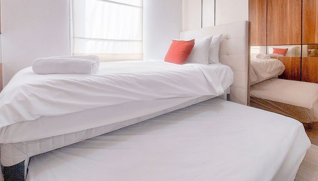 Homey 2Br Apartment At Urban Heights Residence - Foto 3, Quarto