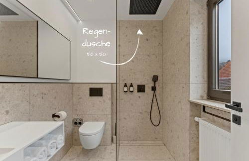 1-2 Personen - Parkplatz - Fahrradgarage - Zentrum - Küche - Balkon - Klima - Foto 19