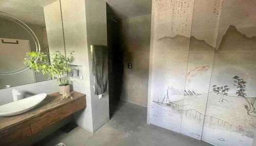 Nurdachhaus & Schiffscontainer in Birstein - Foto 5, towels, Shower