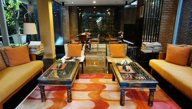 Zona de estar del vestíbulo