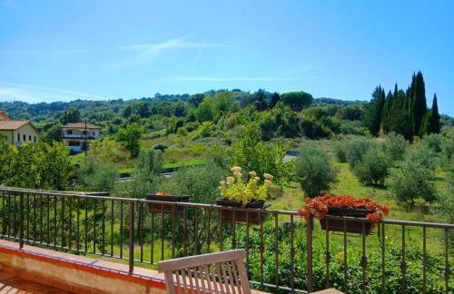 INCANTEVOLE CASA TOSCANA con travi in legno, ampia terrazza e vista sulle colline - Foto 7