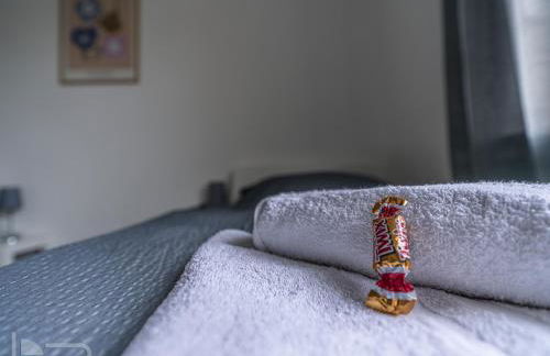 Voll ausgestattete Apartments mit Einzelbetten - Küche - WLAN - PKW-Parkplatz - Foto 38