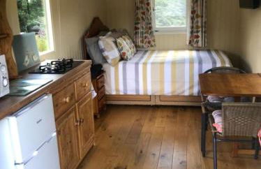 Charming tranquil Shepherds Hut with lakeside balcony 'Roach' - Foto 5