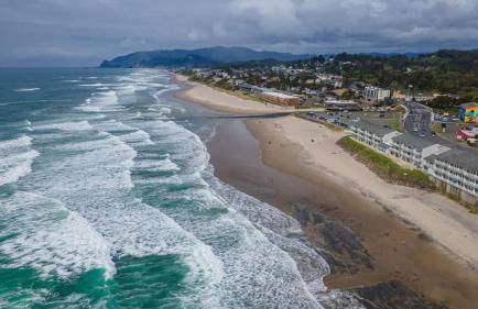 Corner Queen Fireplace Studio - No Stairs - Ocean View - Pool & Hot Tub - Foto 14