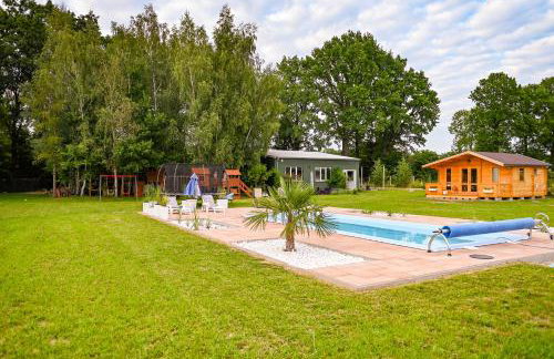 Nowy domek z podgrzewanym basenem na wyłączność - Foto 51