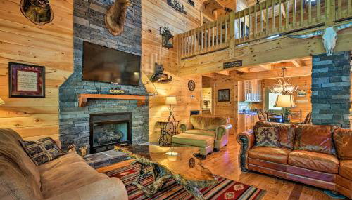 Trenton Cabin with Hot Tub - 14 Mi to Lookout Mtn! - Foto 4