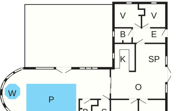 10 Person Holiday Home in Ringkobing - Foto 2, Plano