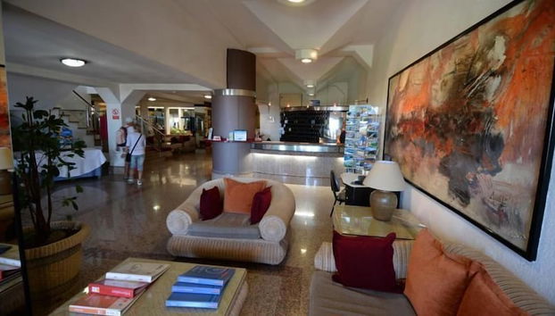 Sala de estar do lobby