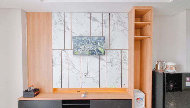 Homey And Relaxing Studio Patraland Amarta Apartment - Foto 5, Habitación