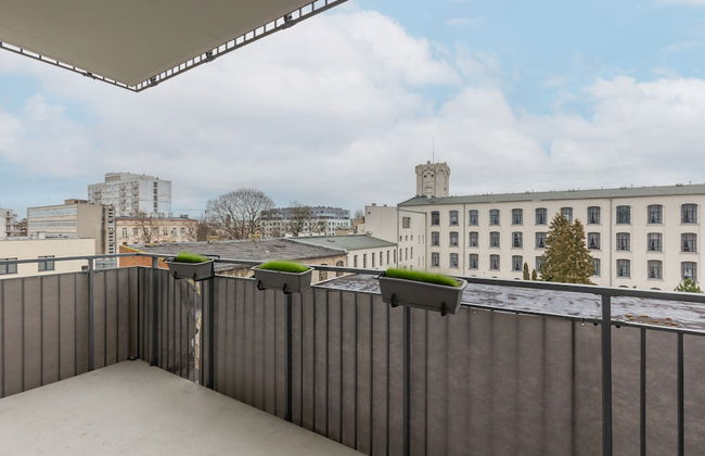 Minimalist Apartment in Łódź by Renters - Foto 32