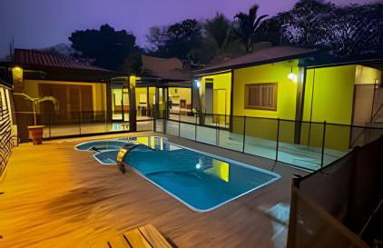 Recanto Sabiá, Área gourmet climatizada, piscina - Foto 6