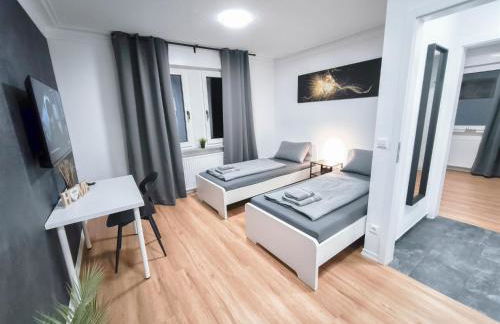 ALFA Stuttgart Apartment 4 Zimmer 4BR TV WIFI WM nahe Wasen & Daimler l 7Beds I 8 people I Kitchen l Bathroom l Eigene Küche und Bad AS125A2 - Foto 10